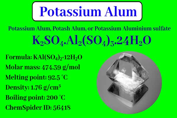 Read more about the article Potassium Alum: Properties, Preparation, Uses