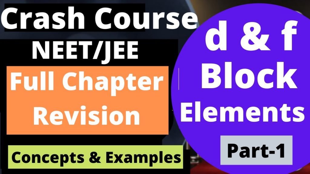 d-and f-Block Elements