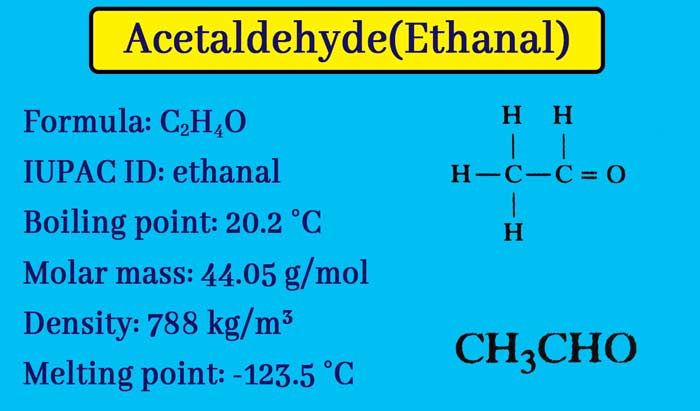 Acetaldehyde formula