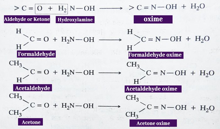 Reaction with Hydroxylamine
