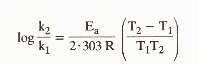 Arrhenius-equation-Temprature-effect